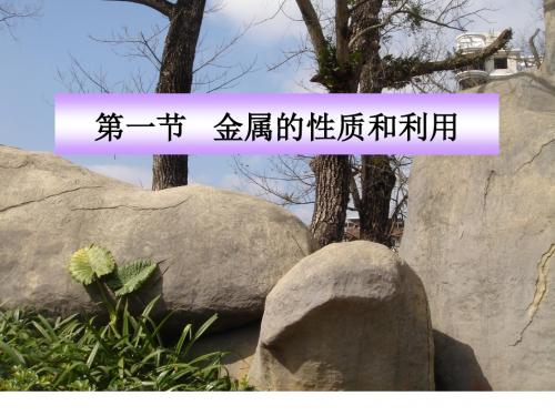 初三化学《第五章第一节金属的性质》(扬州市江都区武坚中学 胡 群)