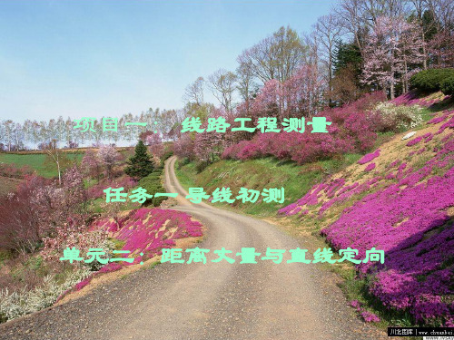 距离测量与直线定向