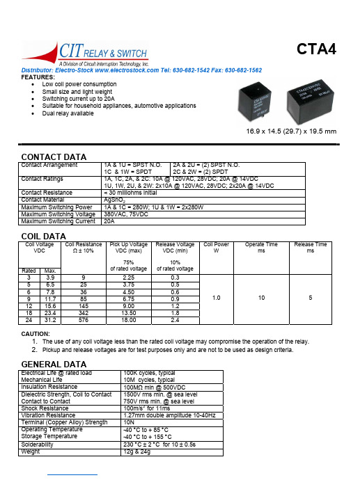 CTA41WC5资料