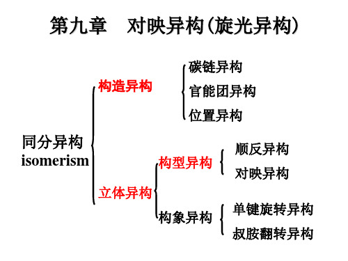 对映异构-有机化学