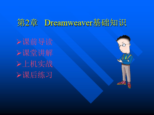 网页制作 第二章Dreamweaver基础知识共58页PPT资料