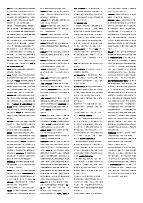针织学考试必备