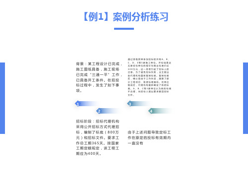 工程招投标与合同管理案例实务