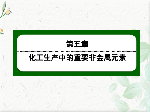 化学人教版必修第二册课件：5-2-1 氮气与氮的固定、一氧化氮和二氧化氮