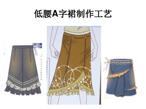 低腰A字裙——教学课件