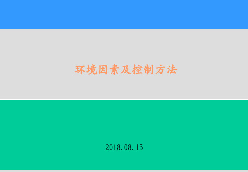 环境因素及控制方法 ppt课件