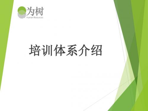 培训体系介绍 PPT资料共16页