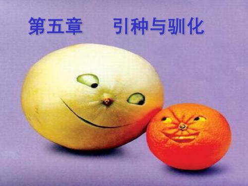 引种与驯化