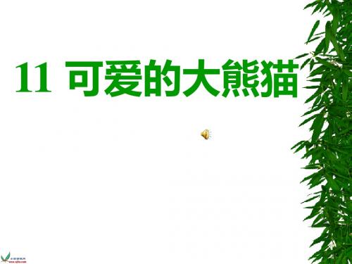 201911可爱的大熊猫ppt课件教育生物