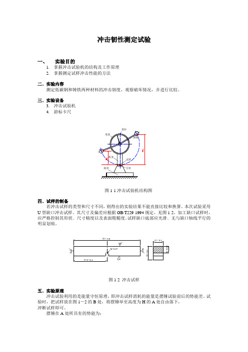冲击韧性试验