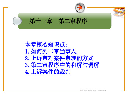 第十三章第二审程序PPT课件