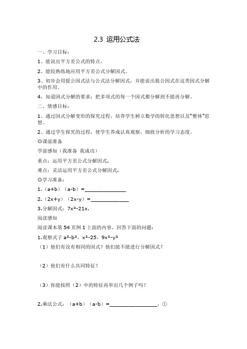 运用公式法——刘健