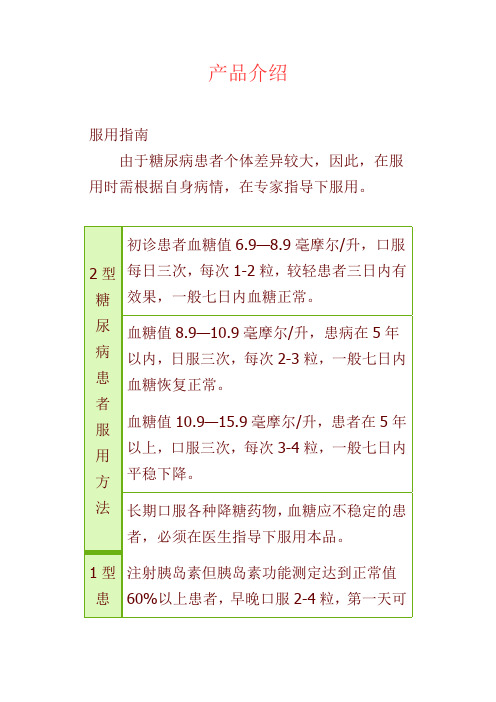 唐解胶囊说明