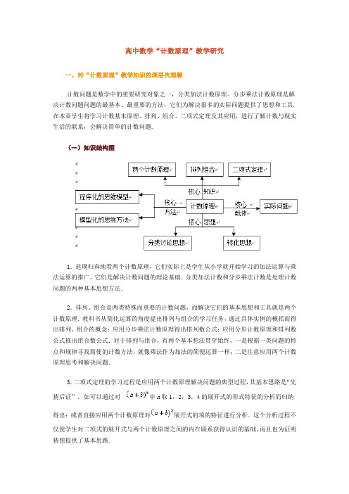 高中数学专题“计数原理”