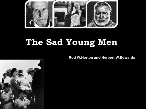 The Sad Young Men高级英语下册第十课