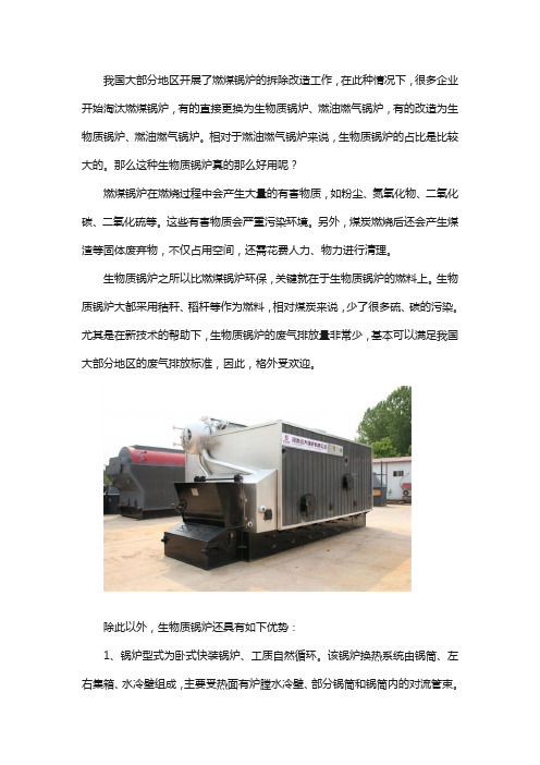 生物质锅炉有哪些特点及优势
