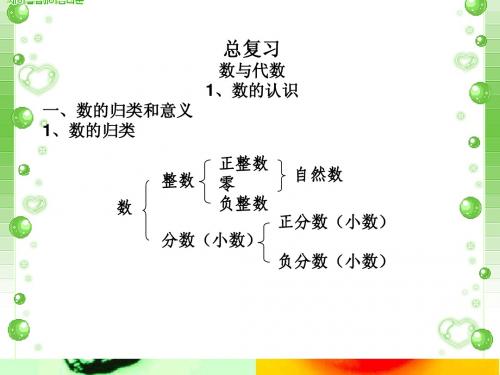 北师大版六年级数学毕业总复习(全)