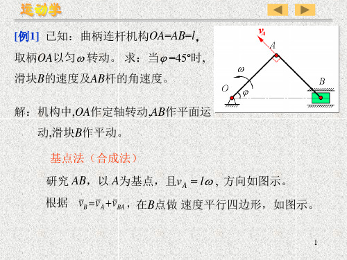 理论力学_刚体的平面运动