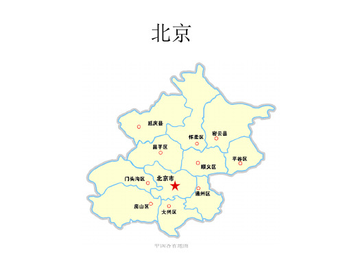 中国各省地图课件