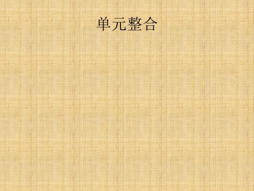 初中九年级历史下册 第一单元 动荡与变革单元整合名师课件 北师大版