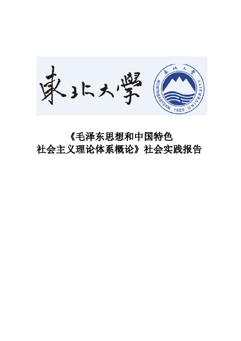 踏访历史遗迹 寻找红色记忆 社会实践报告