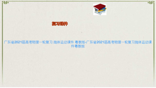 广东省高考物理一轮复习 抛体运动课件 粤教版