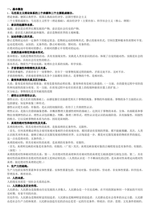 马哲资料
