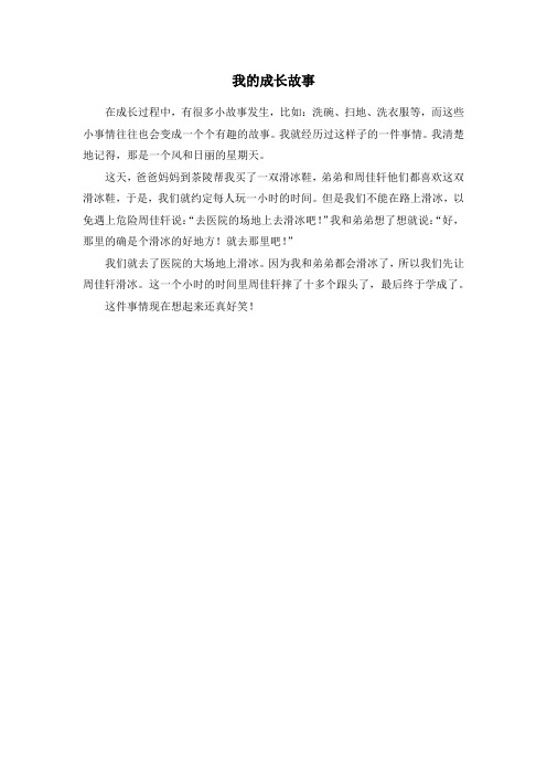 我的成长故事(二)