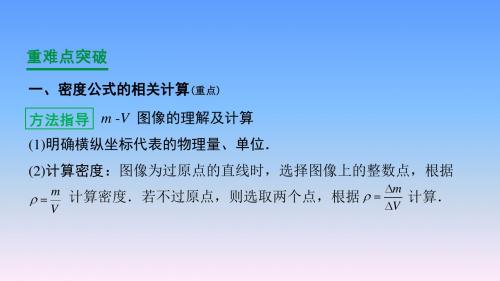 2019年安徽中考物理一轮复习-第5章质量与密度课件