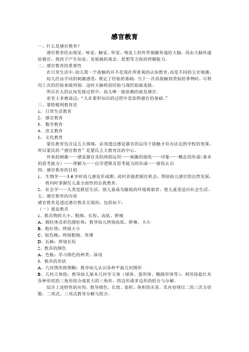 感官教育
