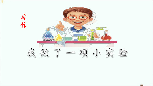 部编本人教版小学三年级语文下册第四单元习作《我做了一项小实验》教学课件