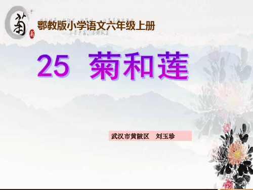 菊和莲