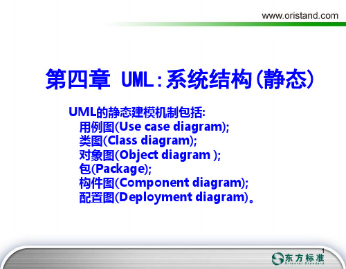第4章  UML：系统结构(用例、类及对象图)