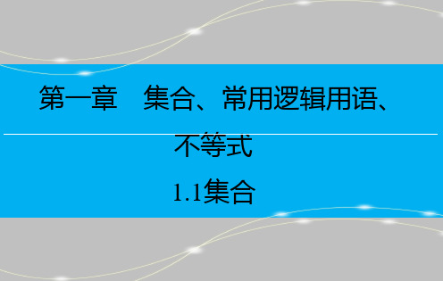 集合课件高三数学一轮复习