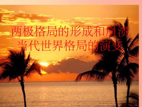江苏省201X届中考历史复习 第31课时 世界现代史四课件