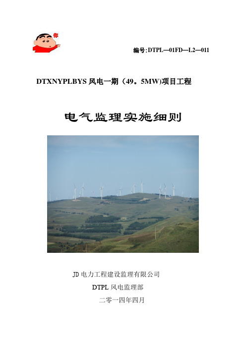 电气监理细则(新)
