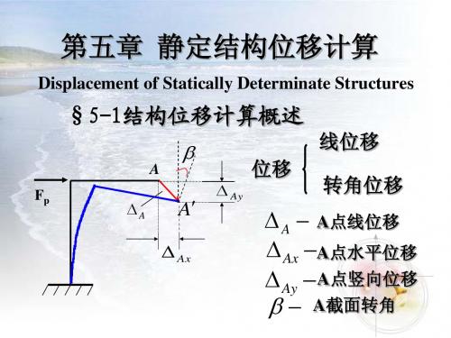结构力学-第五章：位移计算