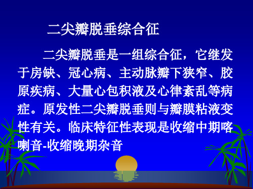 二尖瓣脱垂