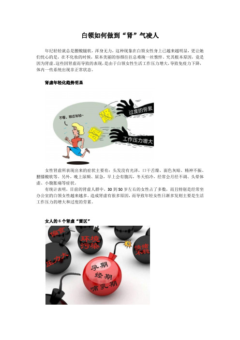 美媛春：白领如何做到“肾”气凌人1