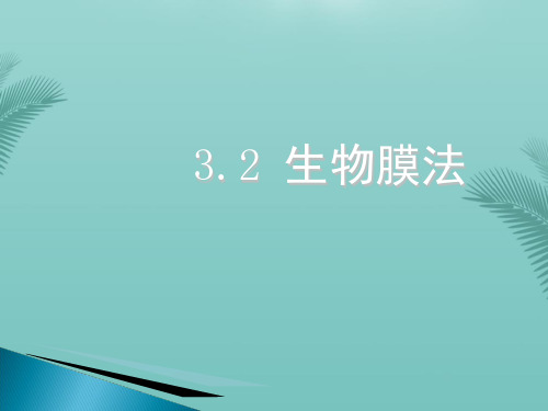 【全版】生活污水处理生物膜法推荐PPT