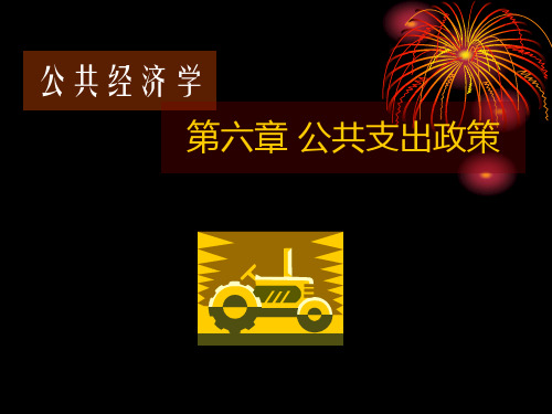 6第六章公共支出政策 (2)