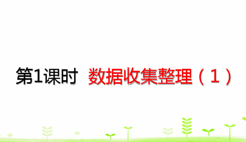 二年级下册数学课件-1.1 数据收集整理(1) (共25张PPT)人教版