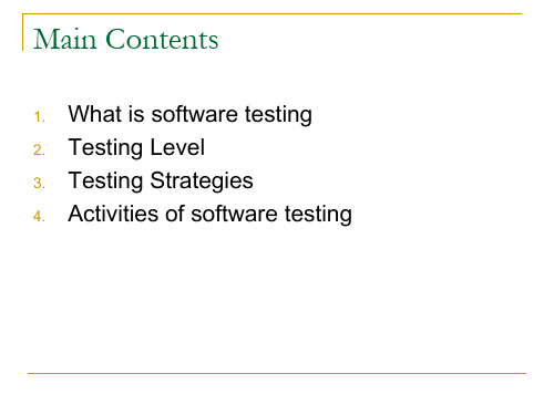 Chapter 12 Software Testing
