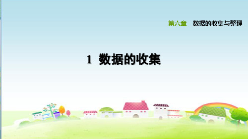 新北师大版七年级数学上册 第6章 数据的收集与整理 6.1数据的收集【习题课件】