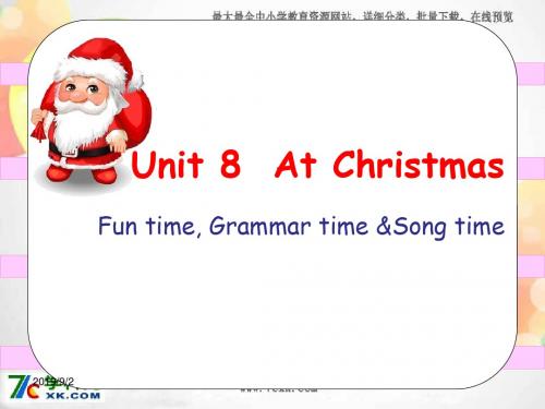 江苏译林版五上《Unit 8 At Christmas》ppt课件1