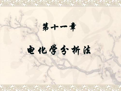 电化学分析法