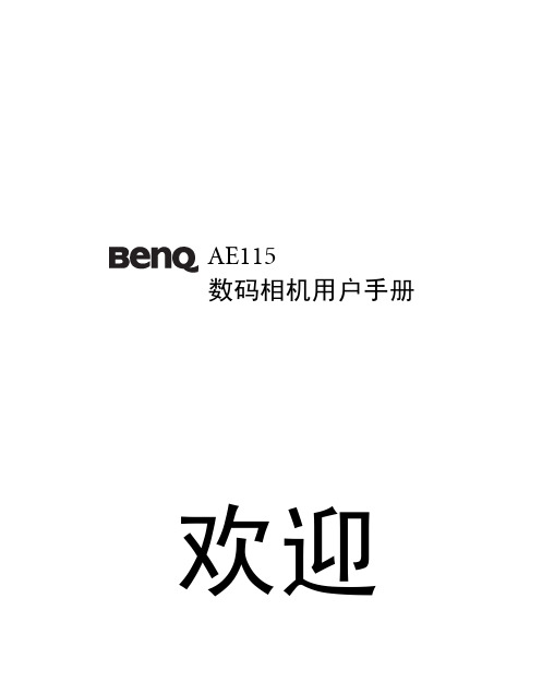 BenQ AE115数码相机说明书