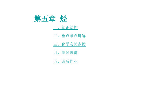 高三化学上学期烃复习课(教学课件201909)