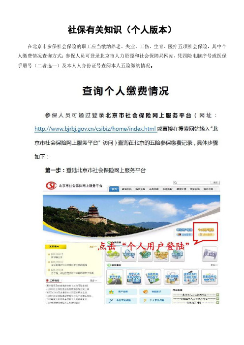 社保操作指南