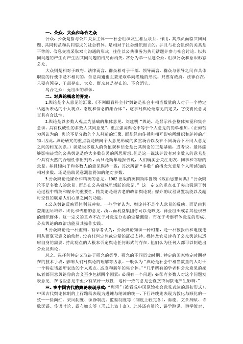 舆论学